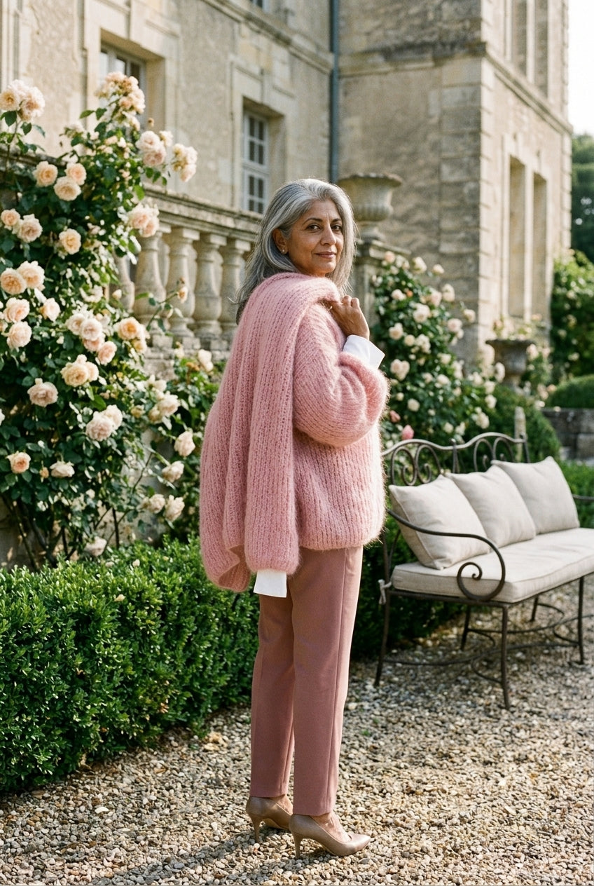 Capucine Lucia | Oversized Ribbed Knit Sweater