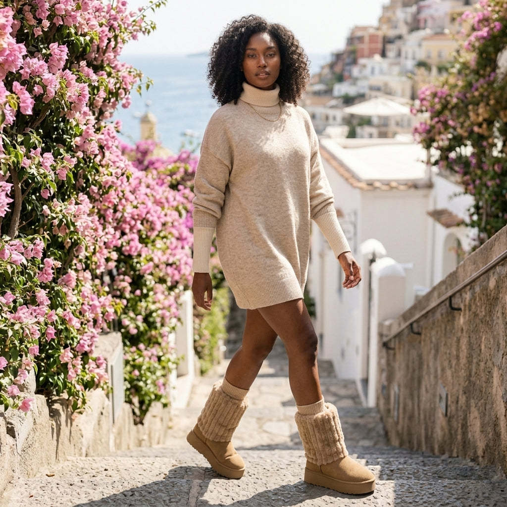 Eldya | Faux Fur Ankle Snow Boots