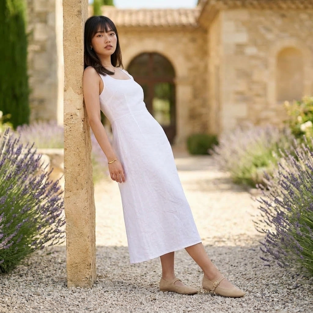 Helle | Suede Mary Jane Ballet Flat