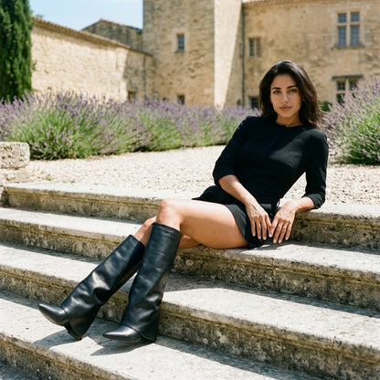 Pola | Premium Leather Knee-High Boots