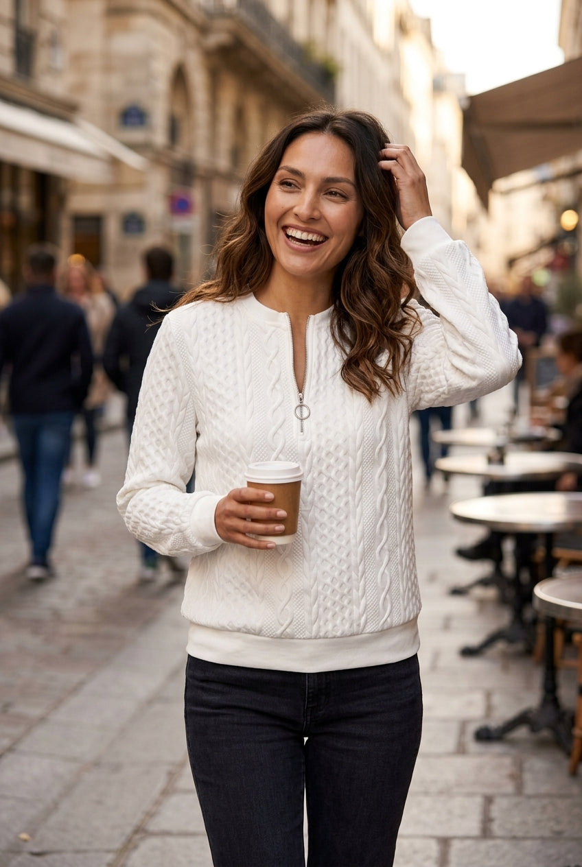 Sophisticated Sweater for Women, Soft Knit Flattering Fit with Refined Tailoring, for Work, Brunch, Casual & Everyday We