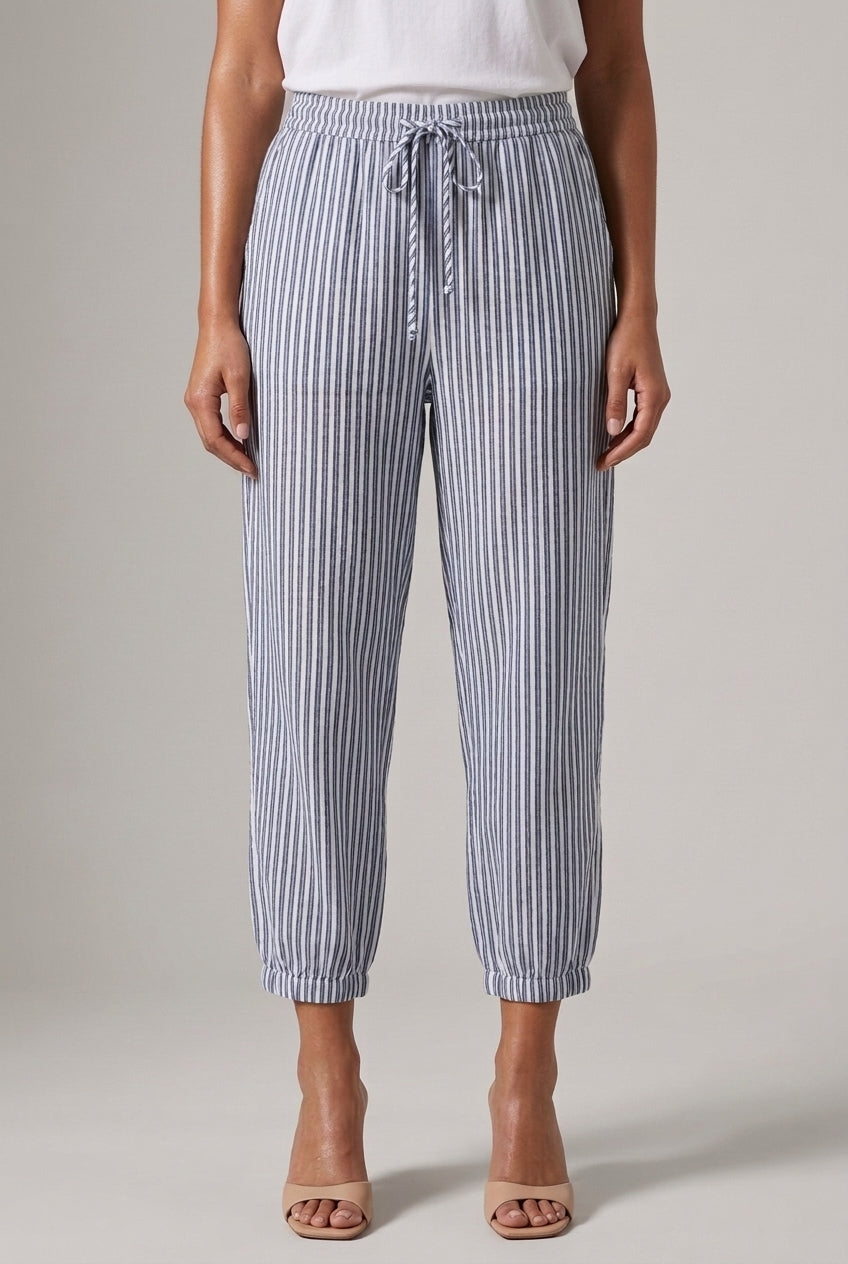 Hadewych | Striped Wide-Leg Trousers