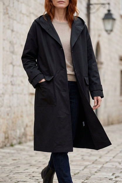 Ripley | Waterproof Hooded Trench Coat
