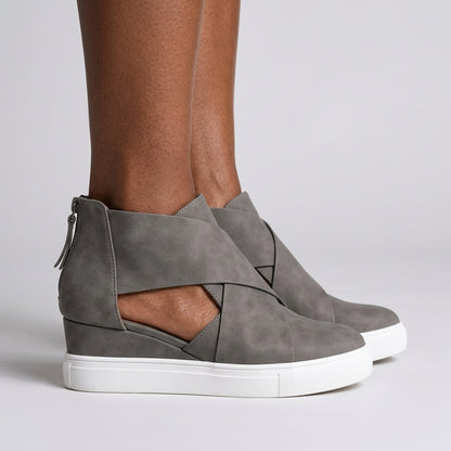 Coraline | Open Crossover Slip-On Sneaker
