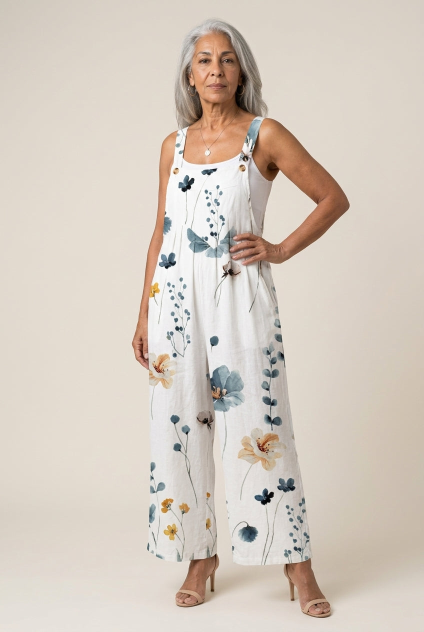 Oda Antonia | Floral Wide-Leg Jumpsuit