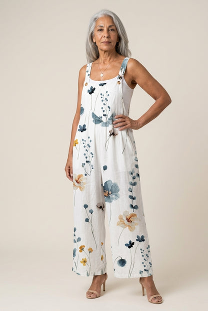 Oda Antonia | Floral Wide-Leg Jumpsuit