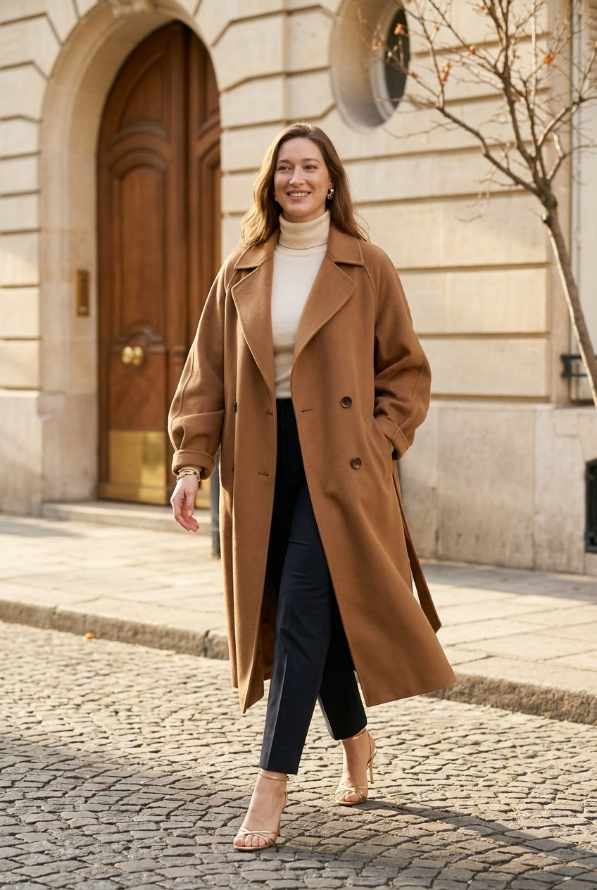 Ditte | Cashmere Blend Longline Coat