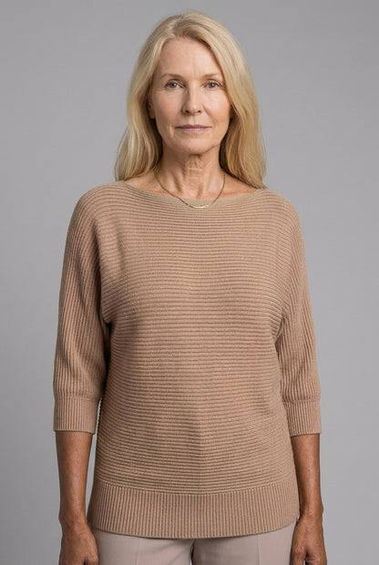 Ferdinande Anouk | Ribbed Cotton-Blend Sweater