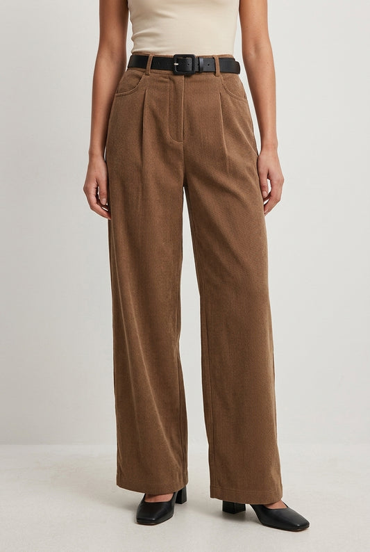Dora | Corduroy Wide-Leg Trousers