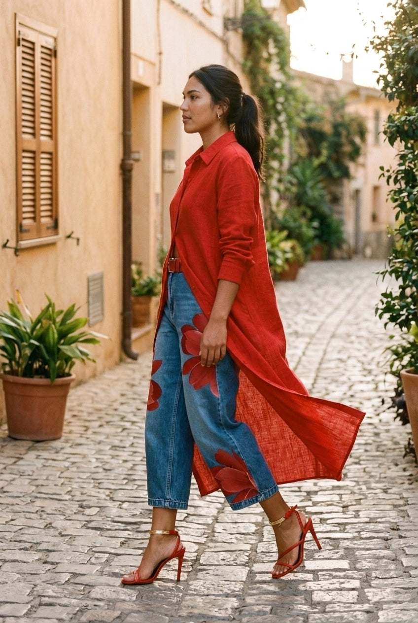 Morgane | Linen-Cotton Two-Piece Set