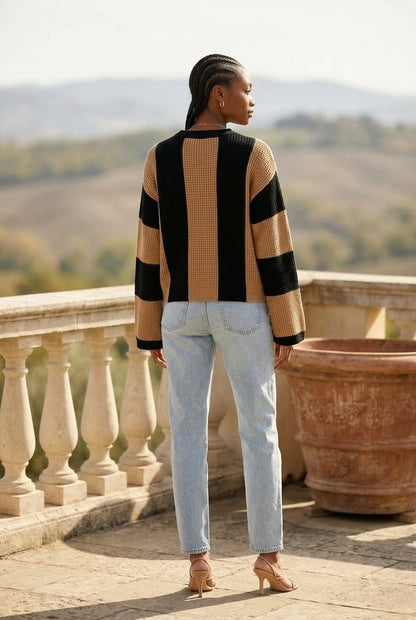 Vivya | Nylon Cotton Crew Neck Pullover