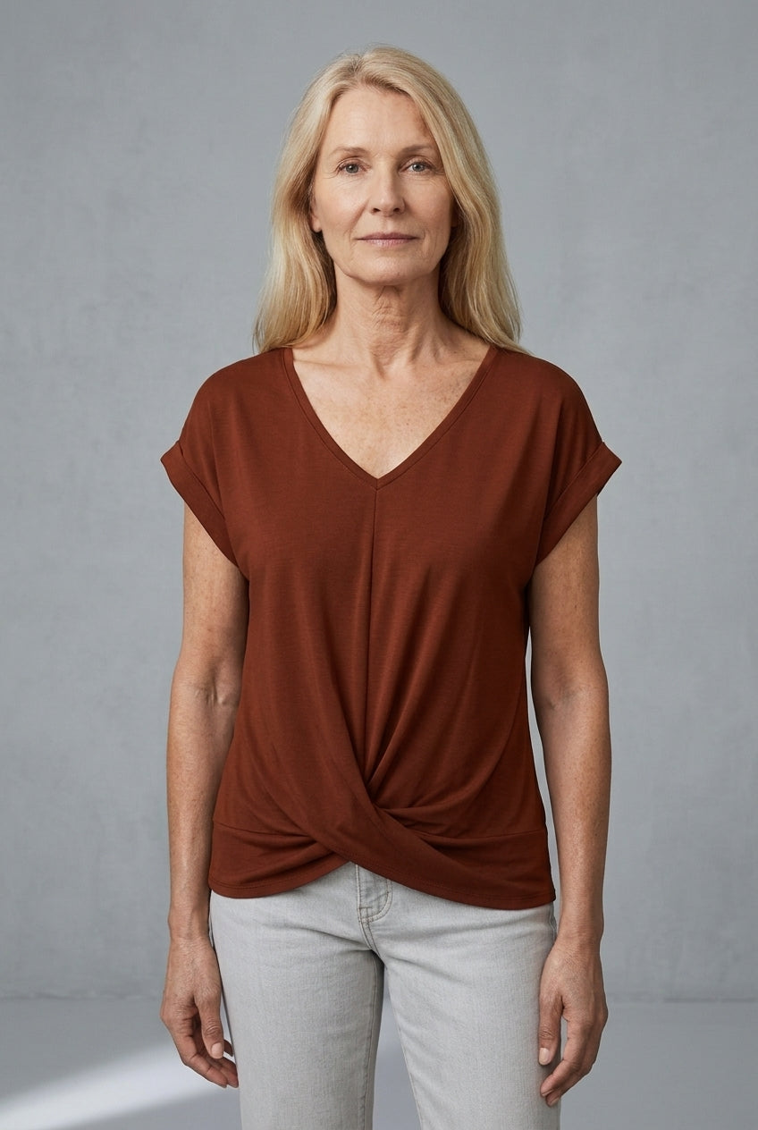 Ariadne | Relaxed V-Neck Top