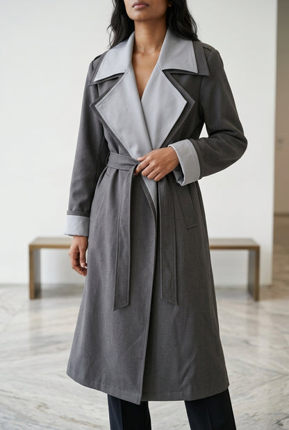 Alara | Double Lapel Trench Coat