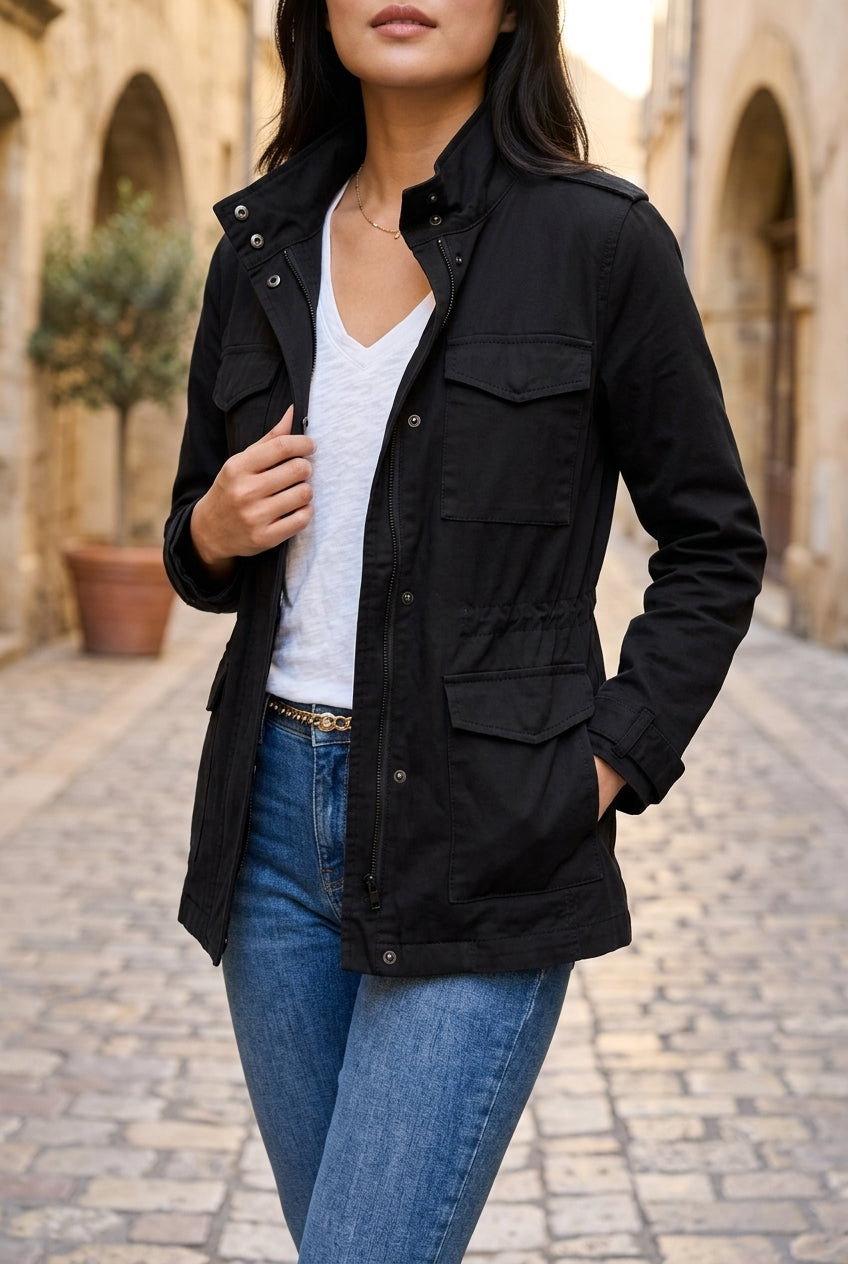 Aida | Utility Drawstring Jacket