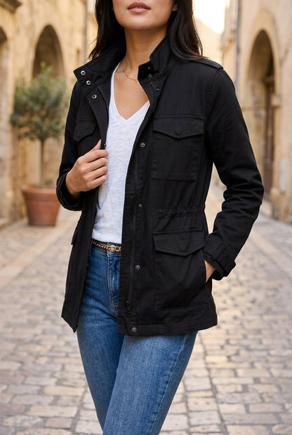Aida | Utility Drawstring Jacket