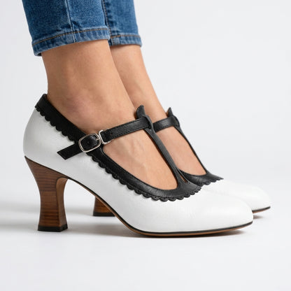 Laetitia | T-Strap Leather Loafer