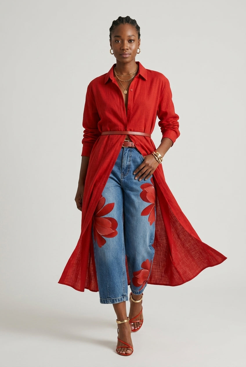 Morgane | Linen-Cotton Two-Piece Set