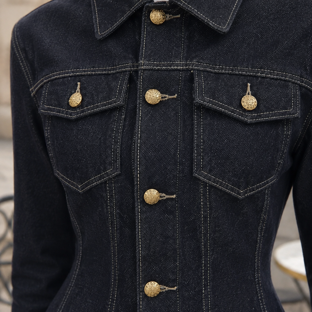 Anara | Vintage Patchwork Denim Jacket