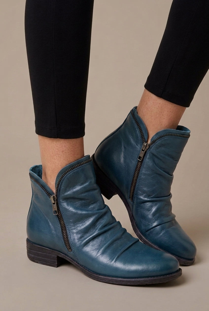 Supportive Orthopedic Ankle Boots for Women, Cushioned Insole Structured Heel, for Work, Everyday & Casual Wear