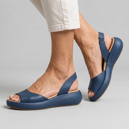 Gaia Ombeline | Open Toe Platform Sandals