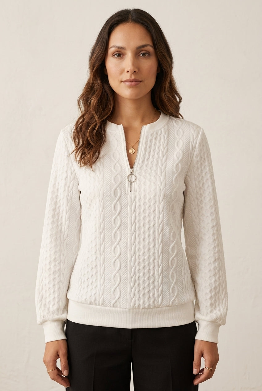 Sophisticated Sweater for Women, Soft Knit Flattering Fit with Refined Tailoring, for Work, Brunch, Casual & Everyday We