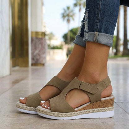 Cinzia | Adjustable Wedge Sandals