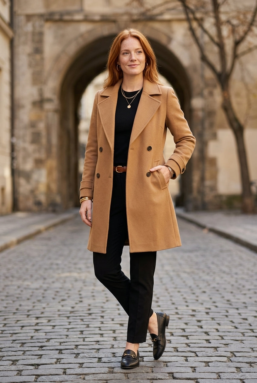Isa | Classic Tailored Slim-Fit Coat