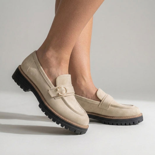 Jasmine | Platform Loafer Shoes