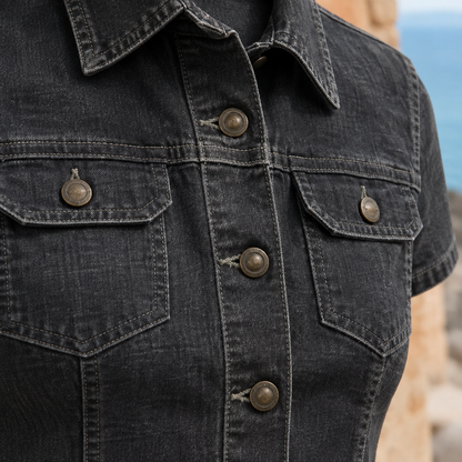 Faris | Denim Button-Up Shirt