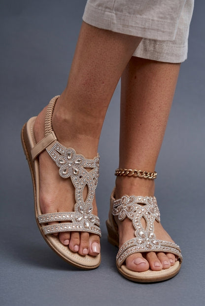 Stylish Orthopedic Beads Sandals for Women, Lightweight Breathable Support, for Everyday Wear, Casual & Comfort