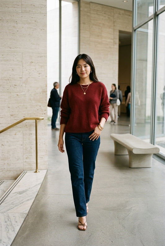 Erin | Relaxed Crew Neck Sweater