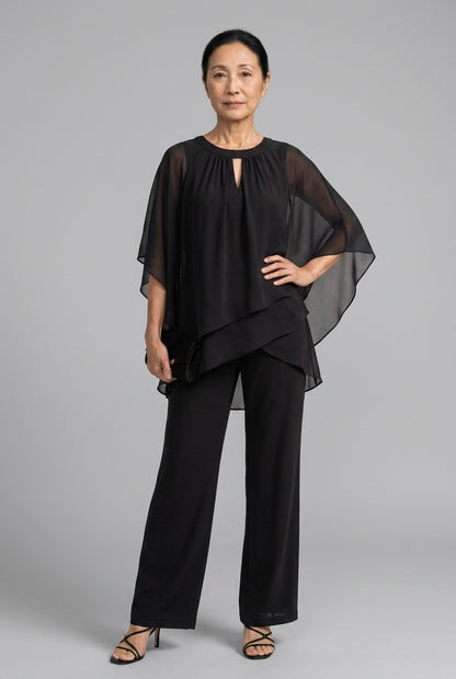 Isabeau Wynn | Cape-Style Two-Piece Set