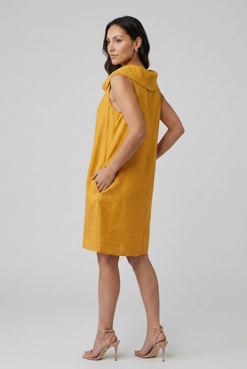 Quiterie | Sleeveless Round Neck Dress