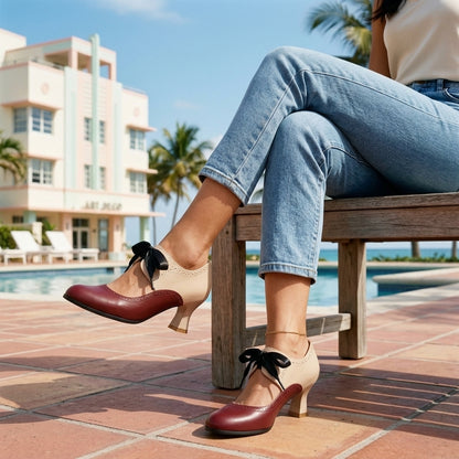 Octavie Jovie | Tie-Bow Loafers