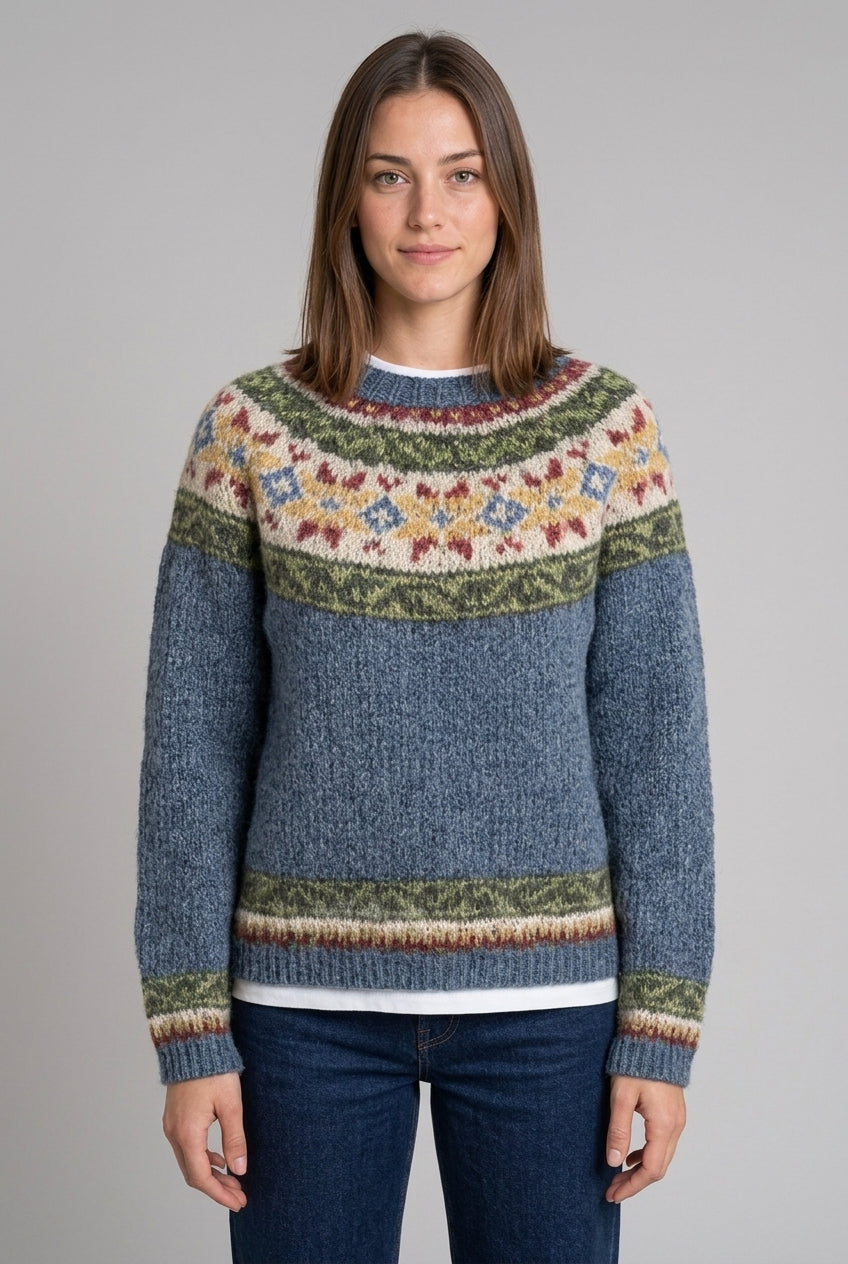 Eirlys Vesper | Ribbed Crew Neck Sweater