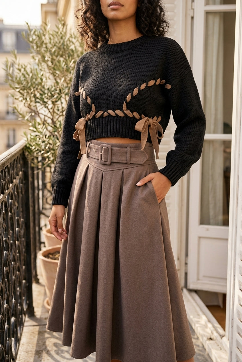 Larya | Knit Two-Piece Sweater Set