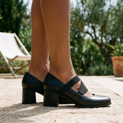 Armelle | Crossover Strap Loafers