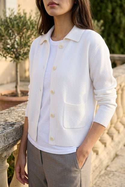 Ovina | Cashmere Turtleneck Cardigan