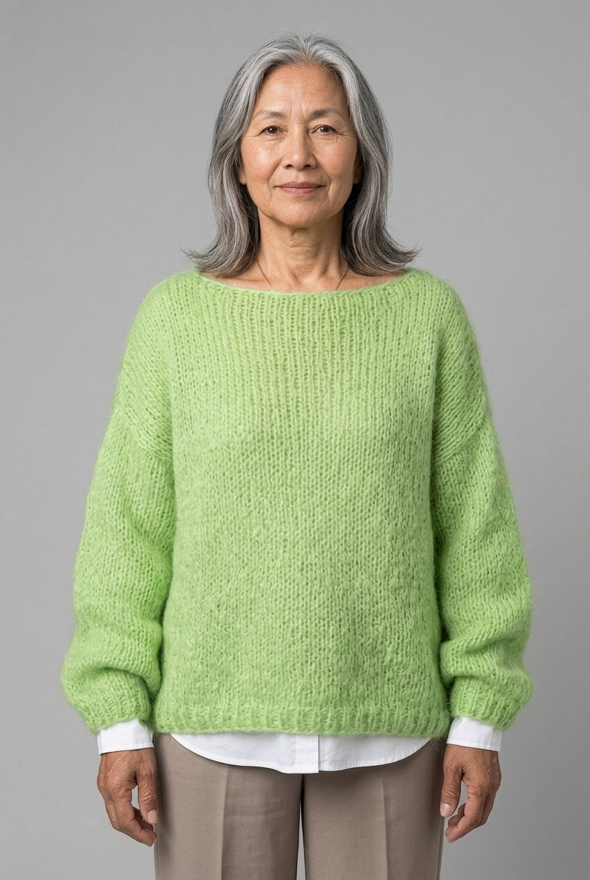 Capucine Lucia | Oversized Ribbed Knit Sweater