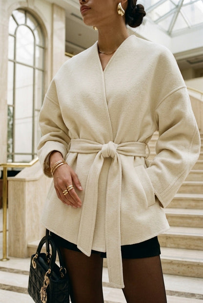 Irena | Brushed Wrap Coat