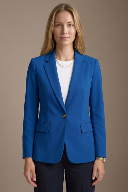 Tailored Blazer for Women, Structured Long-Sleeve Lightweight, for Work, Office, Evening & Everyday Wear
