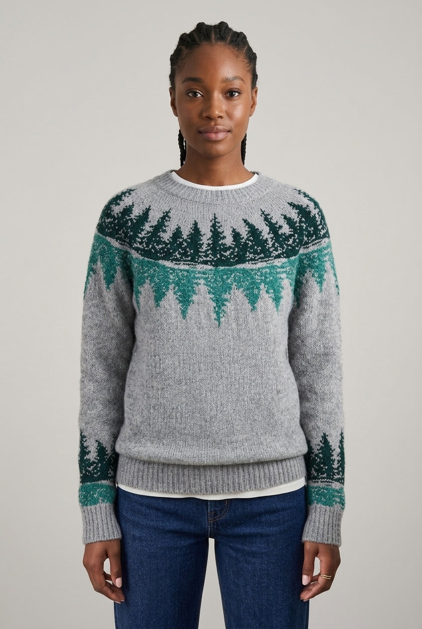 Eirlys Vesper | Ribbed Crew Neck Sweater