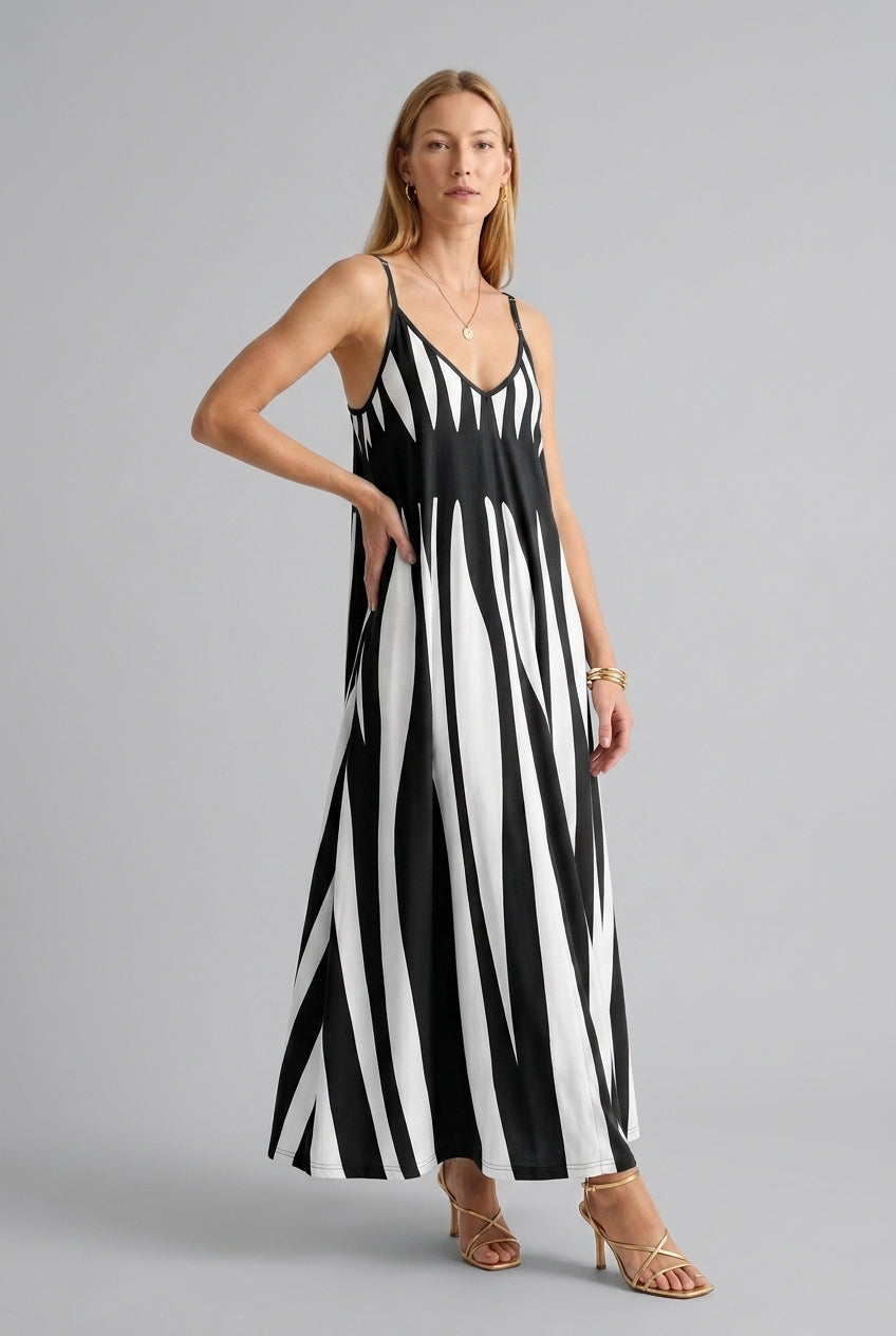 Amaya | Thin Strap V-Neck Dress