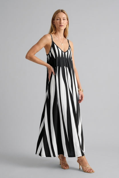 Amaya | Thin Strap V-Neck Dress