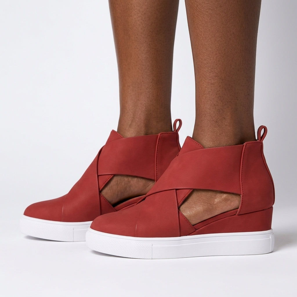 Coraline | Open Crossover Slip-On Sneaker
