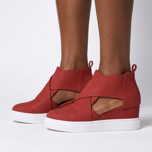 Coraline | Open Crossover Slip-On Sneaker