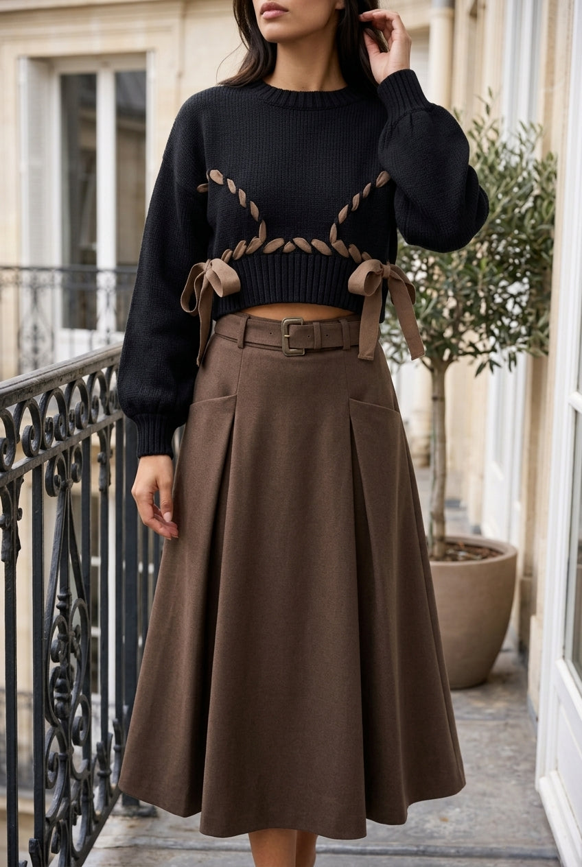 Larya | Knit Two-Piece Sweater Set