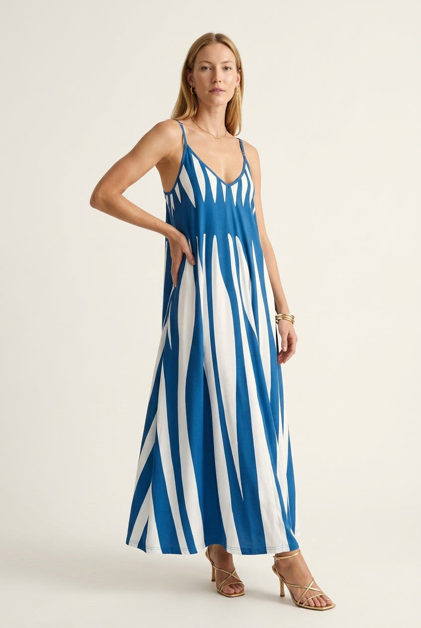 Amaya | Thin Strap V-Neck Dress