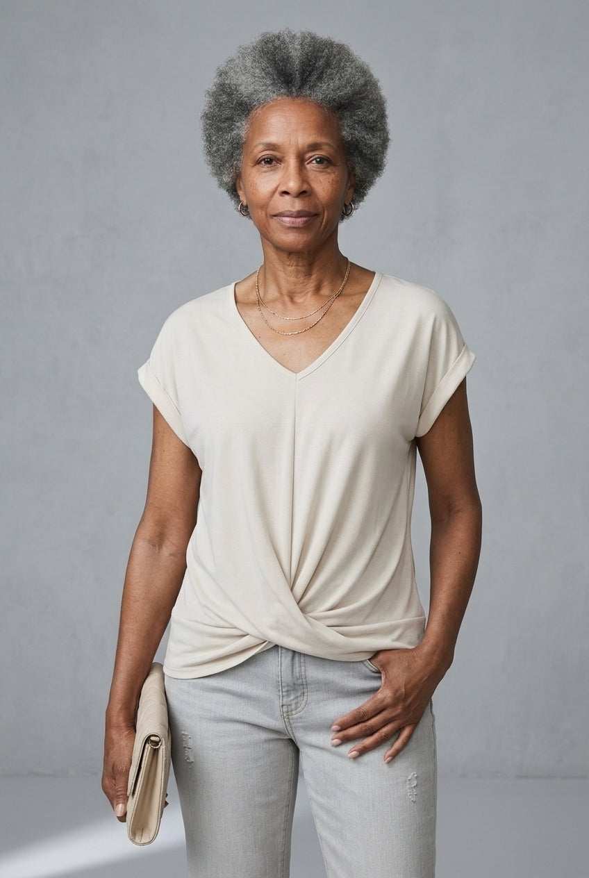 Ariadne | Relaxed V-Neck Top