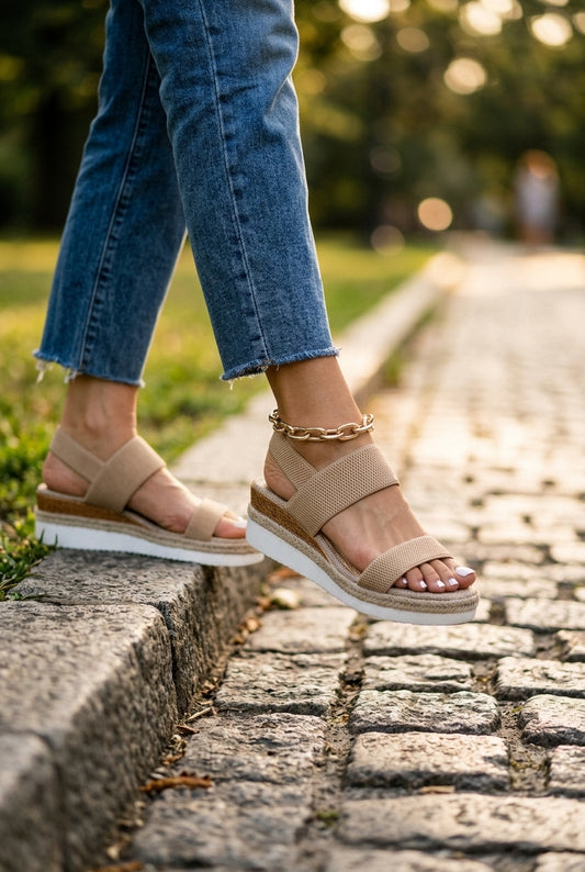 Orthopedic Strap Sandals for Women, Cushioned Supportive Sole Lightweight Breathable, for Walking, Travel, Summer & Ever